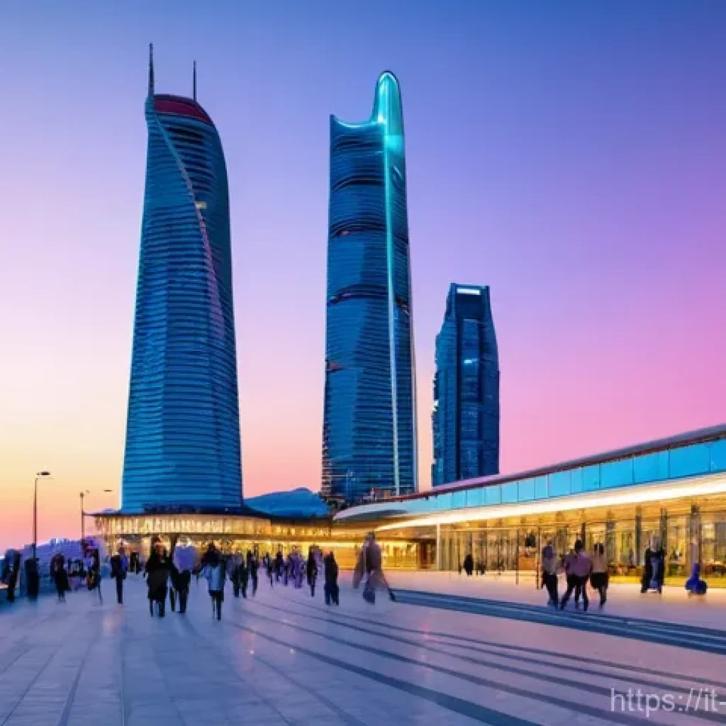 조지아 해양 레저 활동 - **Prompt 1: Batumi's Enchanting Promenade at Dusk**
    "A vibrant, high-angle panoramic view of Bat...