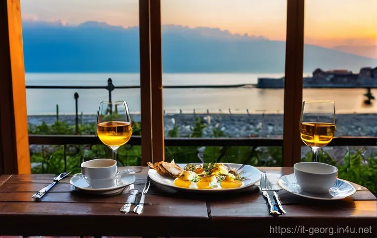 조지아 해양 레저 활동 - **Prompt 2: Serene Black Sands of Ureki with Relaxing Visitors**
    "A serene and inviting scene on...