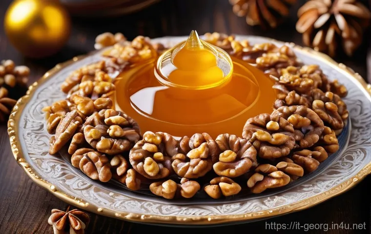 조지아에서 유명한 디저트 레시피 - **Churchkhela in a Market Setting**
    A vibrant, sun-drenched image of numerous Churchkhela string...