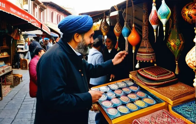 조지아의 주요 시장 추천 - **Prompt for Dry Bridge Market:**
    "An enchanting open-air antique and flea market, reminiscent o...