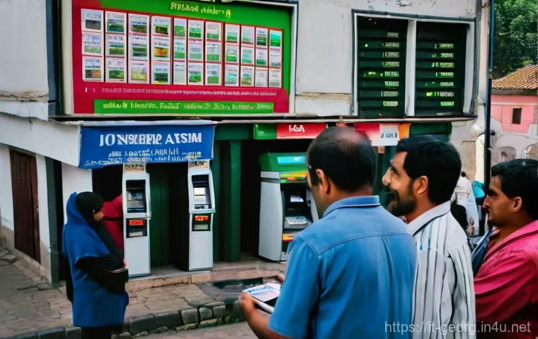 조지아 환율 변동 추이 - **Vibrant Georgian Tourism and Local Interaction:**
    "A cheerful, wide-angle photograph-like illu...