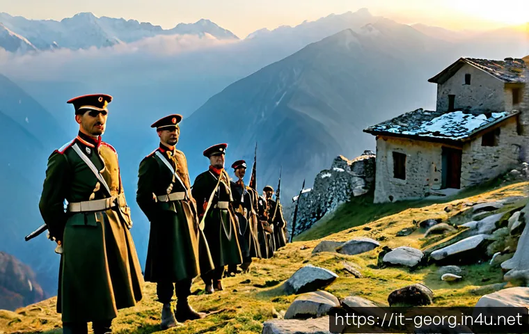 Home 17 조지아 독립 전쟁 - Photorealistic historical scene of Georgian volunteer soldiers during the 1921 struggle for independ...